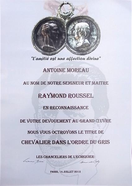 Chevalier dans l'ordre du GRIS