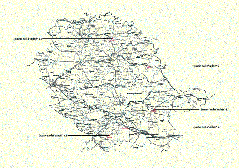 La carte du Tarn
