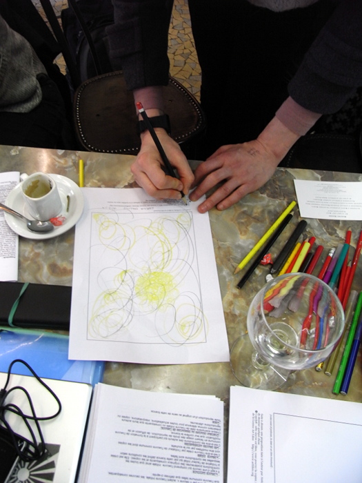 Lorna Collins Making Sense Art Parcours 1st session