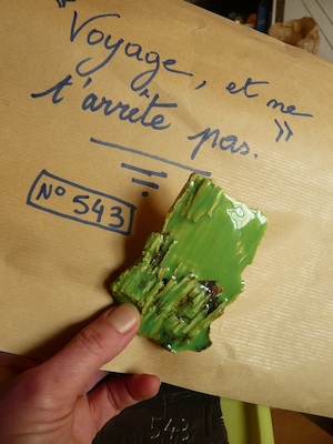 Sculpture confi&eacute;e 543 (avec c&eacute;ramique), photographie Mich&egrave;le Moreau